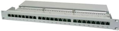 Digitus Patch panel 19, Cat.5e, 24 puertos RJ45, gr" Digitus Patch panel 19, Cat.5e, 24 puertos RJ45, gr"
