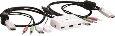 Trendnet TRENDnet TK-215i - Cables KVM 2 puertos USB - HDMI Trendnet TRENDnet TK-215i - Cables KVM 2 puertos USB - HDMI