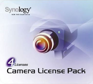 Synology Suplemento de licencia de cámara de paquete de 4 Synology Suplemento de licencia de cámara de paquete de 4