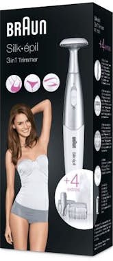 Braun BRAUN Recortador de bikini 3 en 1 FG1100 - Blanco Braun BRAUN Recortador de bikini 3 en 1 FG1100 - Blanco