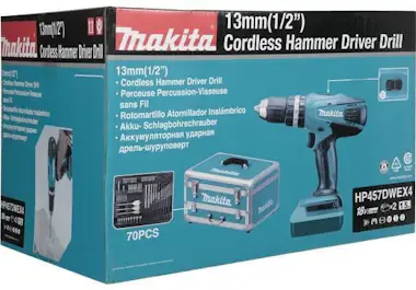 Makita Taladro percutor atornillador a batería MAKITA 18V Makita Taladro percutor atornillador a batería MAKITA 18V