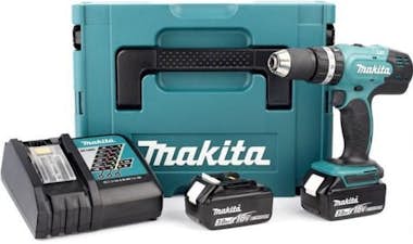 Makita Taladro percutor MAKITA DHP453RFJ con 2 baterías L Makita Taladro percutor MAKITA DHP453RFJ con 2 baterías L