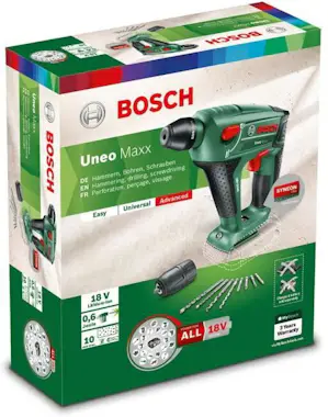 Bosch Taladro percutor inalámbrico - Uneo Maxx (Entregad Bosch Taladro percutor inalámbrico - Uneo Maxx (Entregad