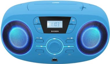 BIGBEN CD61BLUSB Reproductor de Radio Cd Portátil Usb Azu BIGBEN CD61BLUSB Reproductor de Radio Cd Portátil Usb Azu