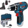 Bosch Taladro atornillador BOSCH 2x10,8V 2/4Ah con 39 ac Bosch Taladro atornillador BOSCH 2x10,8V 2/4Ah con 39 ac