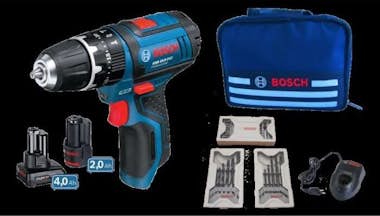 Bosch Taladro atornillador BOSCH 2x10,8V 2/4Ah con 39 ac Bosch Taladro atornillador BOSCH 2x10,8V 2/4Ah con 39 ac