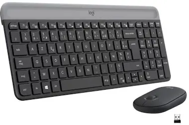 Logitech - MK470 Ultra-Slim Wireless Keyboard + Mouse y Sil Logitech - MK470 Ultra-Slim Wireless Keyboard + Mouse y Sil