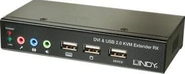 Lindy Kit extensor de audio KVM Cat.5 Classic DVI USB, 5 Lindy Kit extensor de audio KVM Cat.5 Classic DVI USB, 5