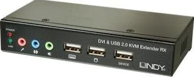 Lindy Kit extensor de audio KVM Cat.5 Classic DVI USB, 5