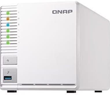QNAP Solución NAS TS-328 de 18 TB y 3 bahías instalada QNAP Solución NAS TS-328 de 18 TB y 3 bahías instalada