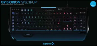 Logitech Teclado LOGITECH Orion Spectrum G910 - Cable de co Logitech Teclado LOGITECH Orion Spectrum G910 - Cable de co