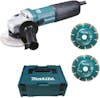 Makita Amoladora MAKITA 1100W GA5040RKDJ - Kit de accesor Makita Amoladora MAKITA 1100W GA5040RKDJ - Kit de accesor