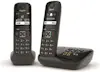 Gigaset Teléfono Fijo GIGASET AS690 A Duo Negro Gigaset Teléfono Fijo GIGASET AS690 A Duo Negro