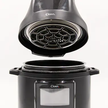 Cloen. Foodie Pot y Foodie Fryer Lid 2 en 1 Cloen. Foodie Pot y Foodie Fryer Lid 2 en 1