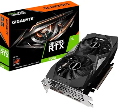 Gigabyte NVIDIA GeForce RTX 2060 Tarjeta Graficas 6 GB GDDR Gigabyte NVIDIA GeForce RTX 2060 Tarjeta Graficas 6 GB GDDR