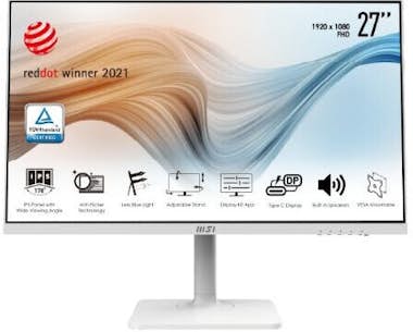 MSI Modern MD271PW Monitor 27"" LED FHD 60 Hz HDMI Bla MSI Modern MD271PW Monitor 27"" LED FHD 60 Hz HDMI Bla