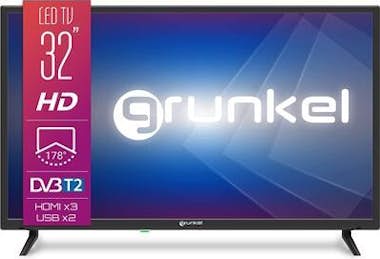 Grunkel LED-325N1 Televisor 32"" LED HD Tocar HDMI USB Neg Grunkel LED-325N1 Televisor 32"" LED HD Tocar HDMI USB Neg