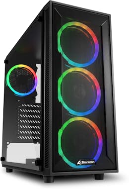 Sharkoon TG4M RGB Caja PC USB 3.0 Vidrio Templado ATX Torre Sharkoon TG4M RGB Caja PC USB 3.0 Vidrio Templado ATX Torre