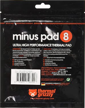 Thermal Grizzly TG-MPE-120-20-30-R Pad Termico Conduce el Calor y Thermal Grizzly TG-MPE-120-20-30-R Pad Termico Conduce el Calor y
