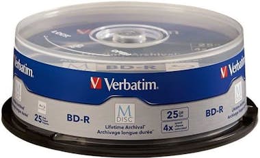 Verbatim M-Disc 25x BD-R 25GB 4x eje Verbatim M-Disc 25x BD-R 25GB 4x eje