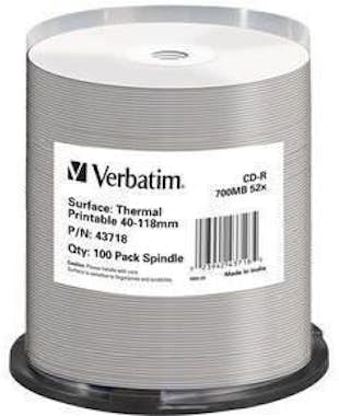 Verbatim VERBATIM CD-R TÉRMICO IMPRIMIBLE SIN ID MARCA 4371 Verbatim VERBATIM CD-R TÉRMICO IMPRIMIBLE SIN ID MARCA 4371