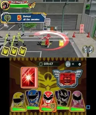 Bandai Juego Power Rangers Samurai Mega Force 3DS Bandai Juego Power Rangers Samurai Mega Force 3DS