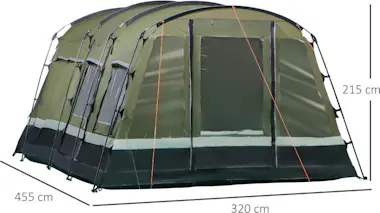 Outsunny Tienda de Campaña Familiar 6 Personas Tienda Campi Outsunny Tienda de Campaña Familiar 6 Personas Tienda Campi