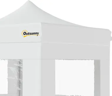 Outsunny Carpa Plegable 3x3 m con Altura Ajustable Cenador Outsunny Carpa Plegable 3x3 m con Altura Ajustable Cenador
