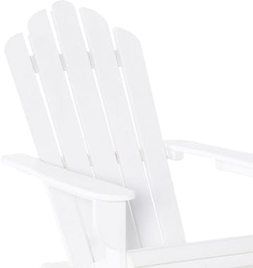 Outsunny Silla Adirondack de Madera Plegabe Silla de Jardín Outsunny Silla Adirondack de Madera Plegabe Silla de Jardín