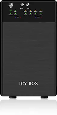 ICY BOX IB-RD3620SU3 Caja Externa 2 Bahías 3.5"" USB eSATA ICY BOX IB-RD3620SU3 Caja Externa 2 Bahías 3.5"" USB eSATA
