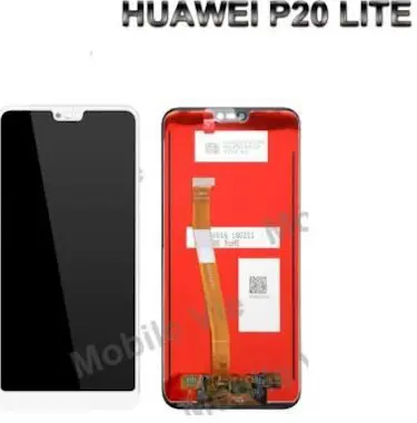 Huawei Pantalla Lcd para P20 Lite con chasis blanco Huawei Pantalla Lcd para P20 Lite con chasis blanco