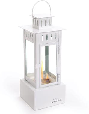 Purline Chimenea de etanol en forma de farolillo en acero Purline Chimenea de etanol en forma de farolillo en acero