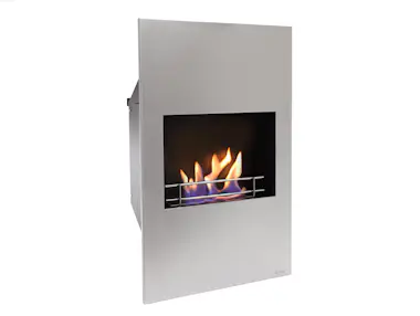 Purline Chimenea de etanol, diseño mural de diseño alargad Purline Chimenea de etanol, diseño mural de diseño alargad