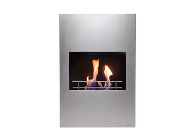 Purline Chimenea de etanol, diseño mural de diseño alargad Purline Chimenea de etanol, diseño mural de diseño alargad