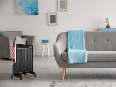 Purline Radiador Eléctrico negro 2000 W bajo consumo con r Purline Radiador Eléctrico negro 2000 W bajo consumo con r