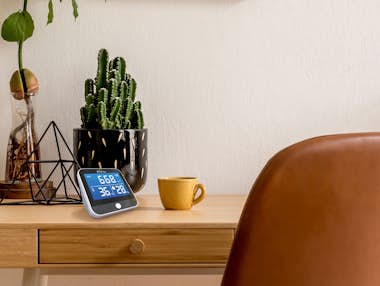 Purline Estación meteorológica inalámbrica con sensor PM2, Purline Estación meteorológica inalámbrica con sensor PM2,