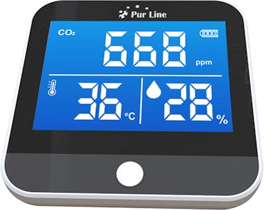 Purline Estación meteorológica inalámbrica con sensor PM2, Purline Estación meteorológica inalámbrica con sensor PM2,
