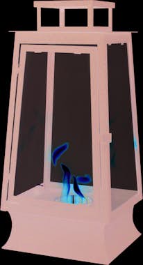 Purline Chimenea de etanol en forma de farolillo en acero Purline Chimenea de etanol en forma de farolillo en acero