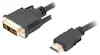 Lanberg Lanberg CA-HDDV-10CC-0030-BK adaptador de cable de Lanberg Lanberg CA-HDDV-10CC-0030-BK adaptador de cable de