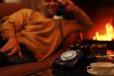 Opis Technology OPIS 60s CABLE con logo de : Teléfono estilo retro Opis Technology OPIS 60s CABLE con logo de : Teléfono estilo retro