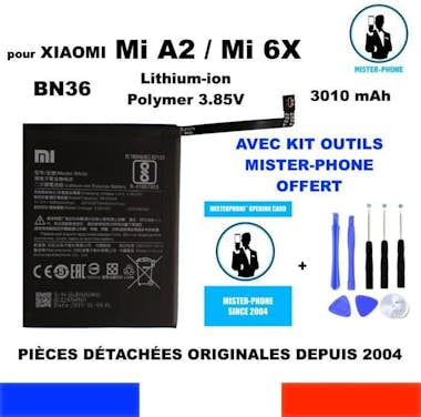 Xiaomi BATERIA ORIGINAL BN36 XIAOMI Mi A2 / 6X M1804D2SG Xiaomi BATERIA ORIGINAL BN36 XIAOMI Mi A2 / 6X M1804D2SG