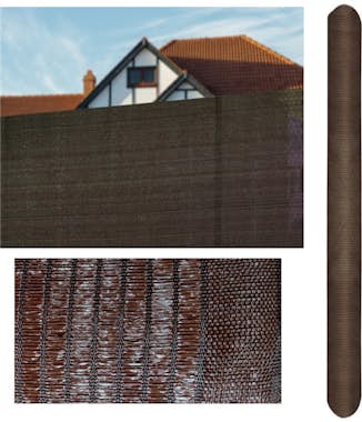 Comercial Candela Rollo de Malla Rafia de Ocultacion Jardín Marrón 4 Comercial Candela Rollo de Malla Rafia de Ocultacion Jardín Marrón 4