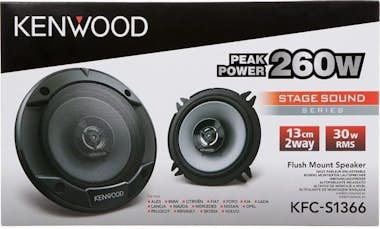 Kenwood Altavoces KENWOOD de 13 cm - KFC-S1366 Kenwood Altavoces KENWOOD de 13 cm - KFC-S1366