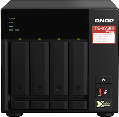 QNAP TS-473A-8G NAS Servidore 4 Bay 2.2 GHz 8 GB PCIE 3 QNAP TS-473A-8G NAS Servidore 4 Bay 2.2 GHz 8 GB PCIE 3