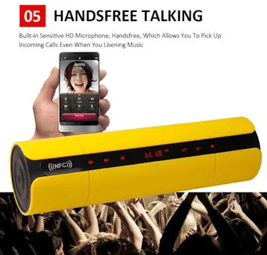 High-Tech & Bien-Etre Altavoz Bluetooth NFC Estéreo Mini Altavoz inalámb High-Tech & Bien-Etre Altavoz Bluetooth NFC Estéreo Mini Altavoz inalámb