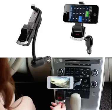High-Tech & Bien-Etre Gosear® Phone Holder Car Kit Bluetooth 2.1 Transmi High-Tech & Bien-Etre Gosear® Phone Holder Car Kit Bluetooth 2.1 Transmi