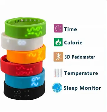 High-Tech & Bien-Etre Unisex Multifunción USB W2 Pulsera inteligente Mon High-Tech & Bien-Etre Unisex Multifunción USB W2 Pulsera inteligente Mon