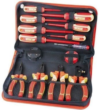 MANNESMANN Juego de 14 destornilladores + alicates M11214 MANNESMANN Juego de 14 destornilladores + alicates M11214