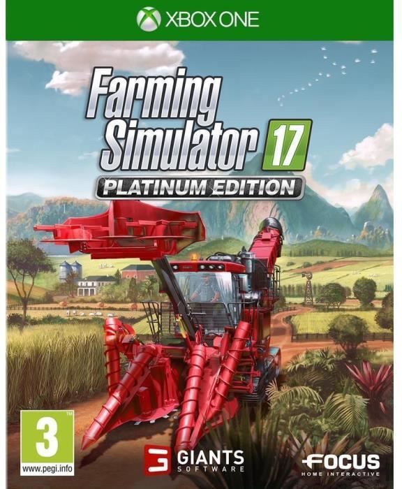 farming simulator 17 edicion platino xbox one juego