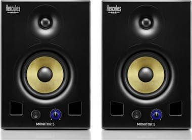 Hercules HERCULES MONITOR 5 - Altavoces 2 x 80 W RMS - 160 Hercules HERCULES MONITOR 5 - Altavoces 2 x 80 W RMS - 160